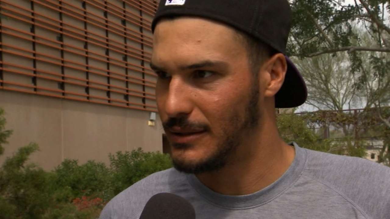Arenado gets peek of Cuba