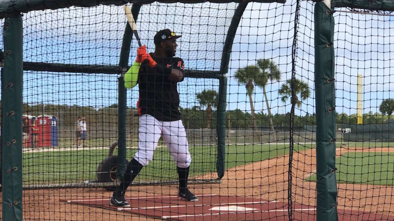 Ozuna's training partners: Cano, Puig, more