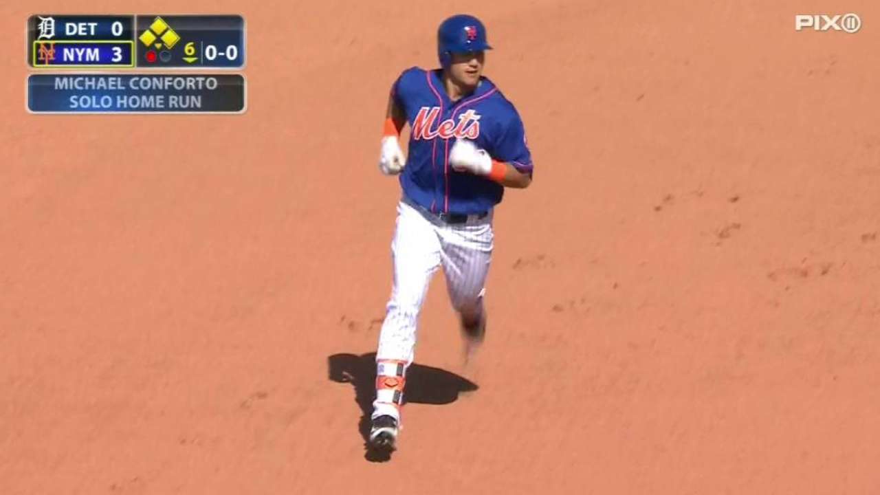 Mike zone: Conforto's HR, 2 runs pace Mets