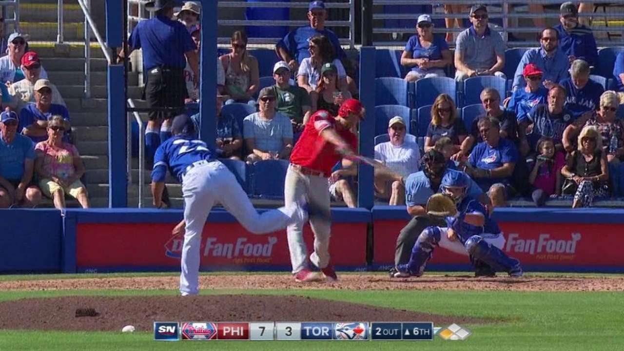 Cozens' RBI single