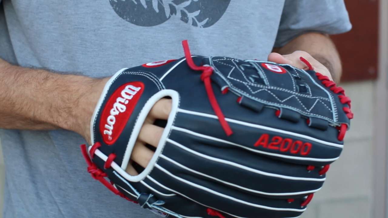 Tribe players gear up on Glove Day