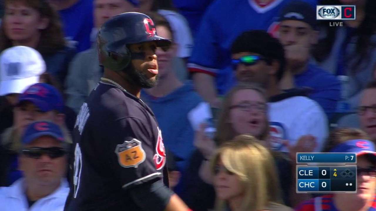 Santana's RBI groundout