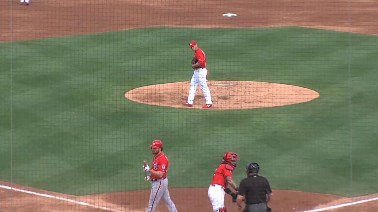 Rosenthal stretching out, possibly to start