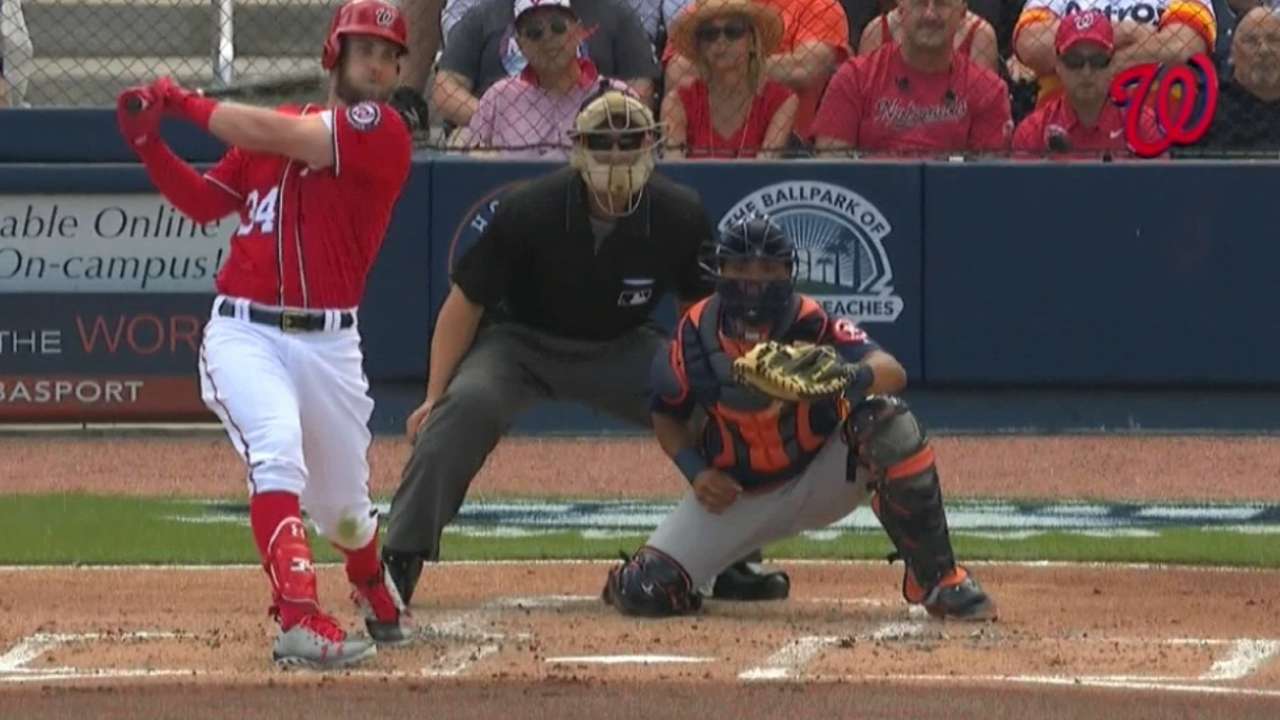 Harper's RBI double