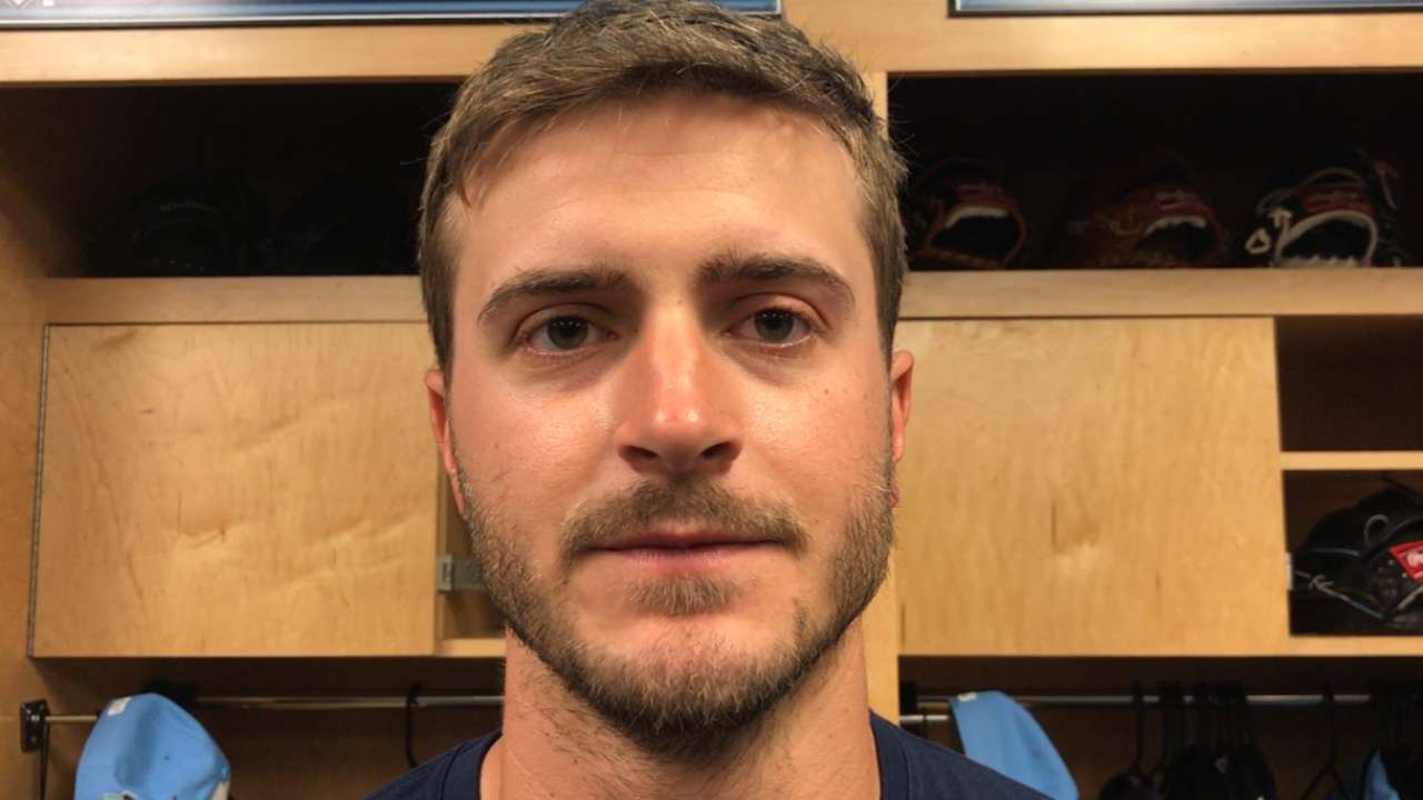 Doting dad Odorizzi ready to get back to work
