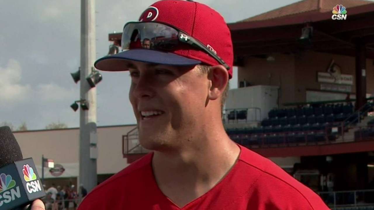 Kingery on his day on the field