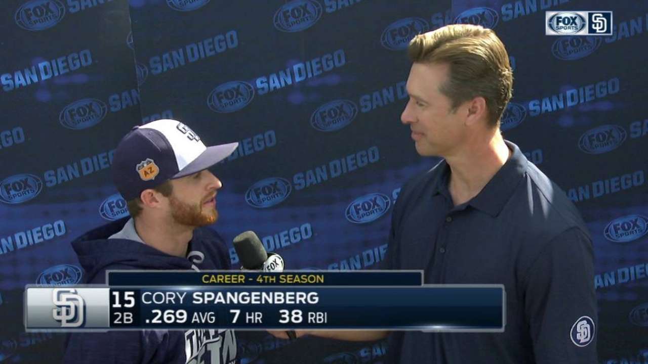 Healthy again, Spangenberg aims to reclaim job