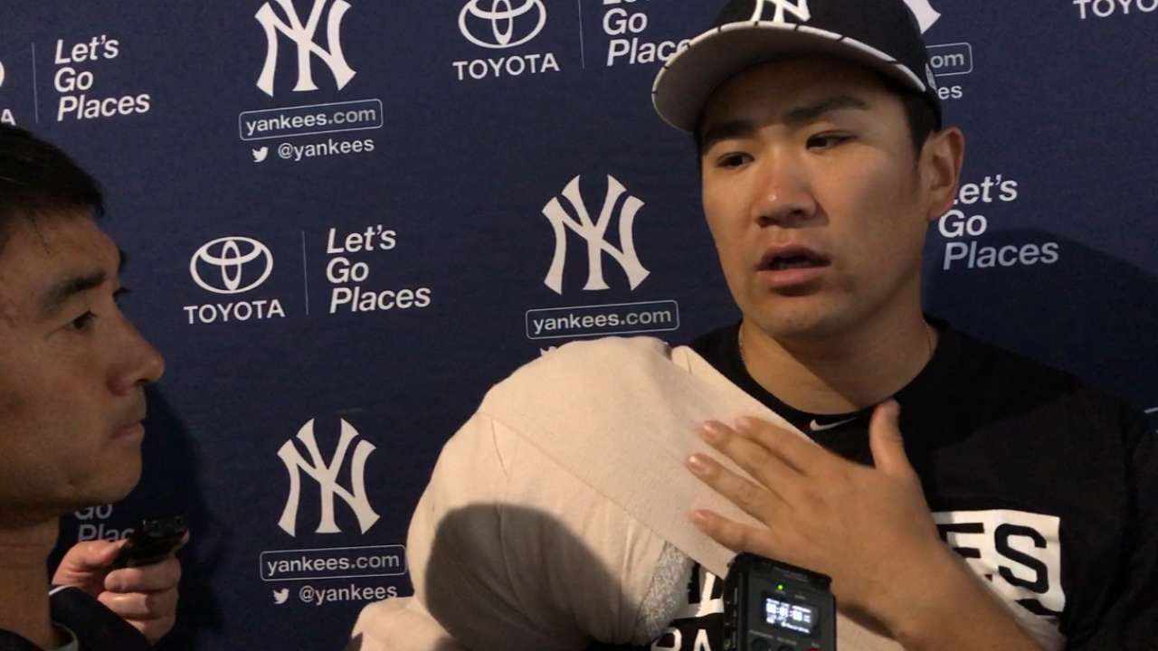 Tanaka enjoying restriction-free spring