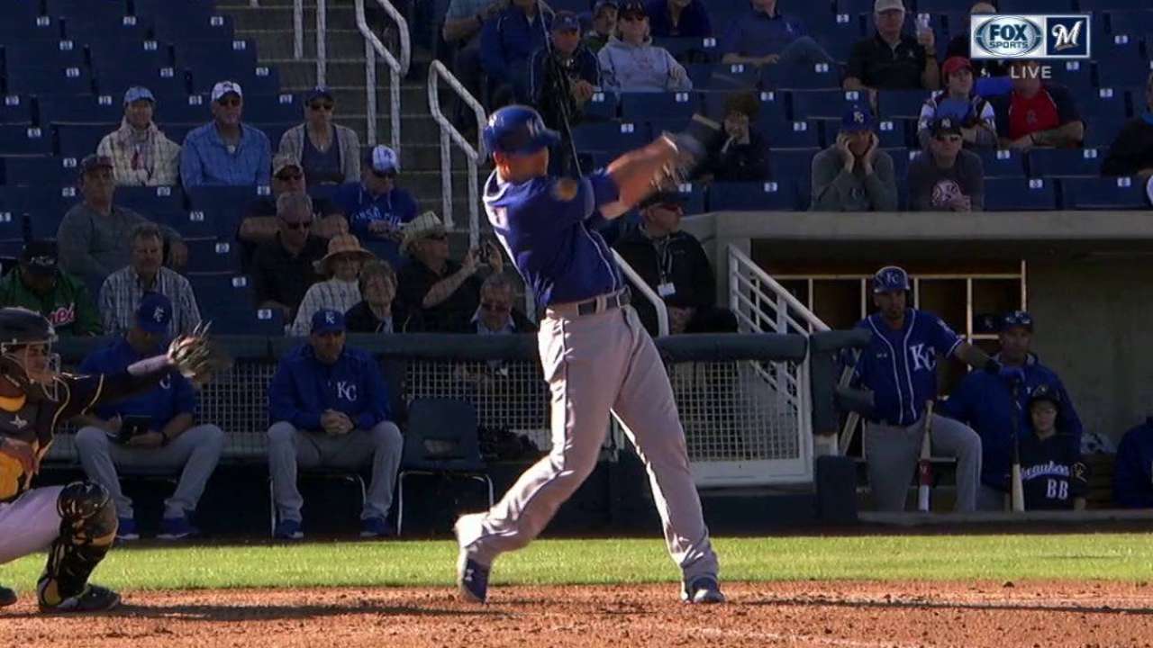 KC's O'Brien crushes third HR of spring