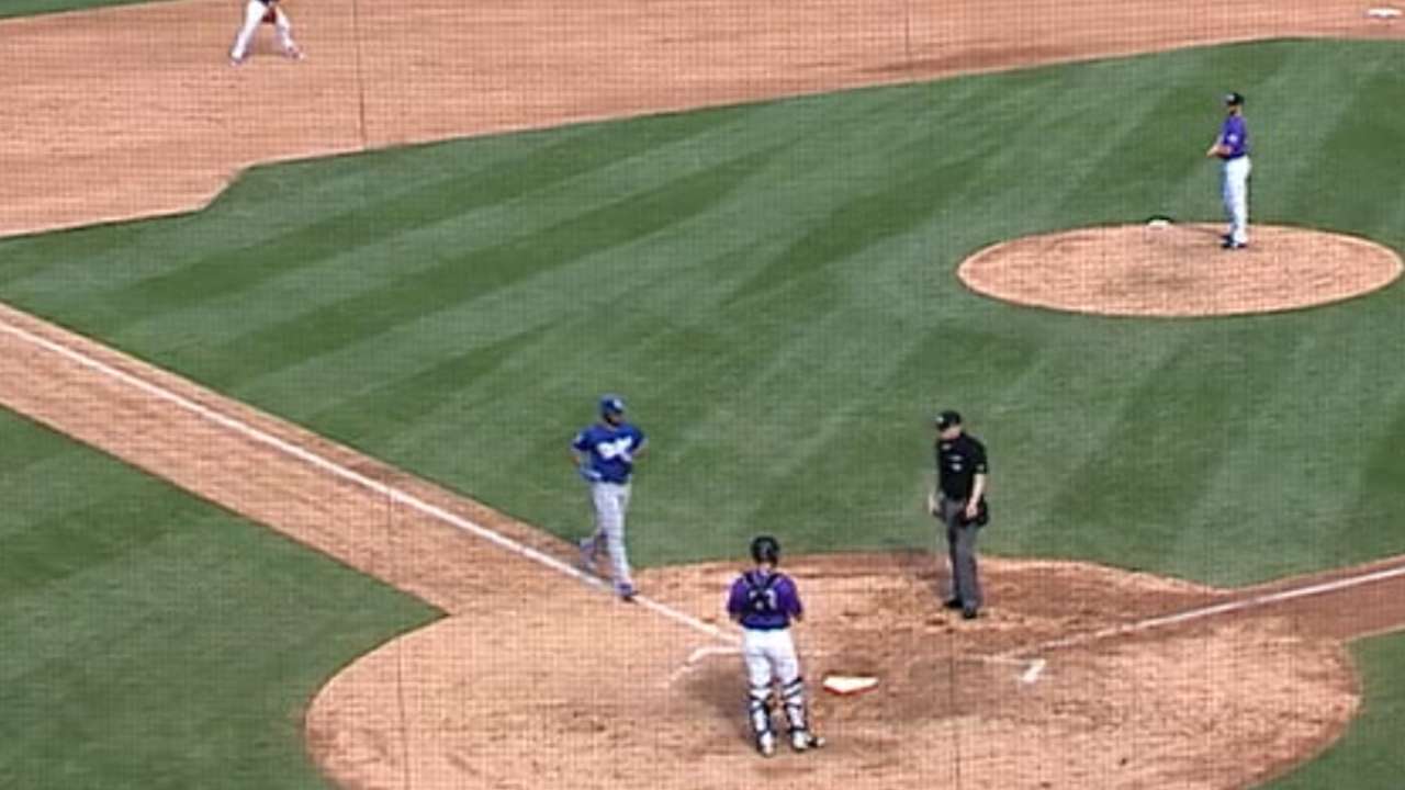 Ethier goes yard; Urias debuts vs. Rockies