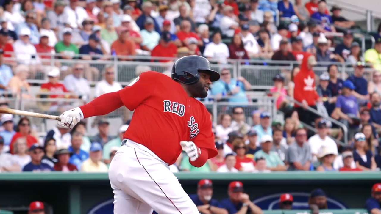Sandoval on his 2-for-3 day