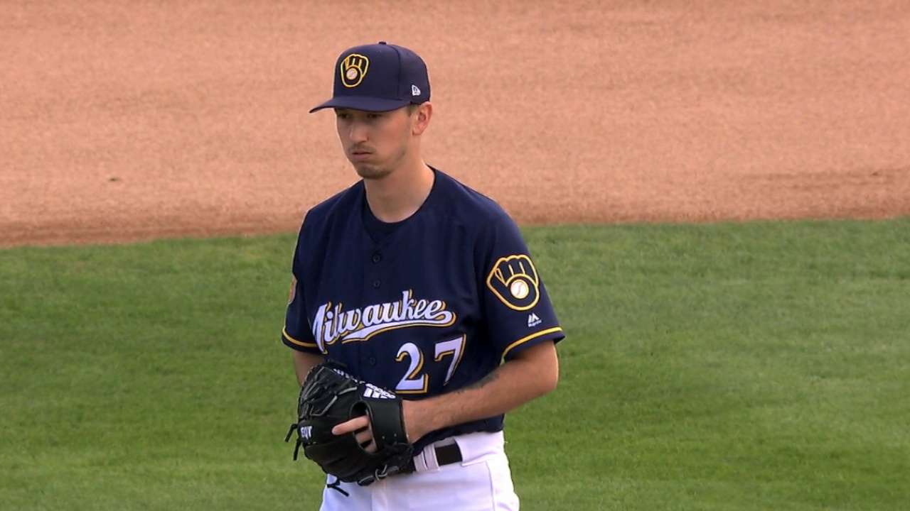Davies on inning vs. Royals