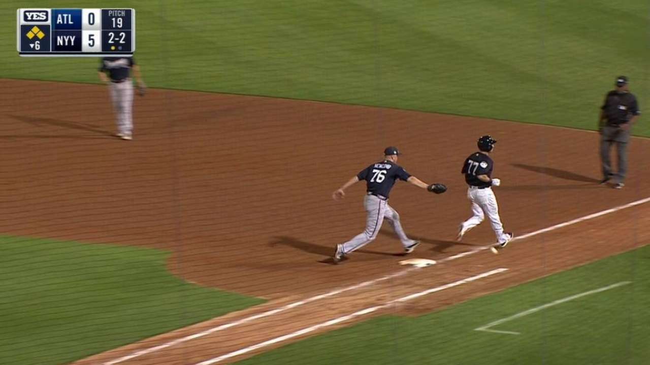 Fowler's hit leads to two runs