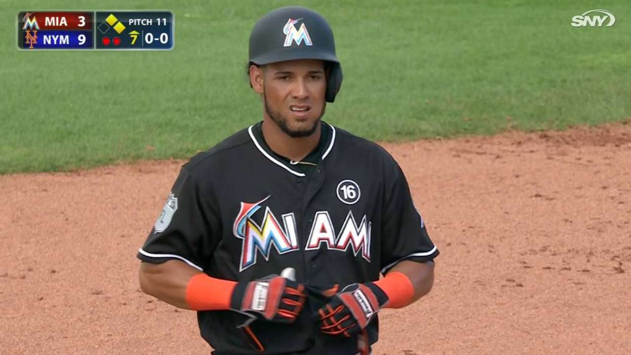 Perez's RBI double