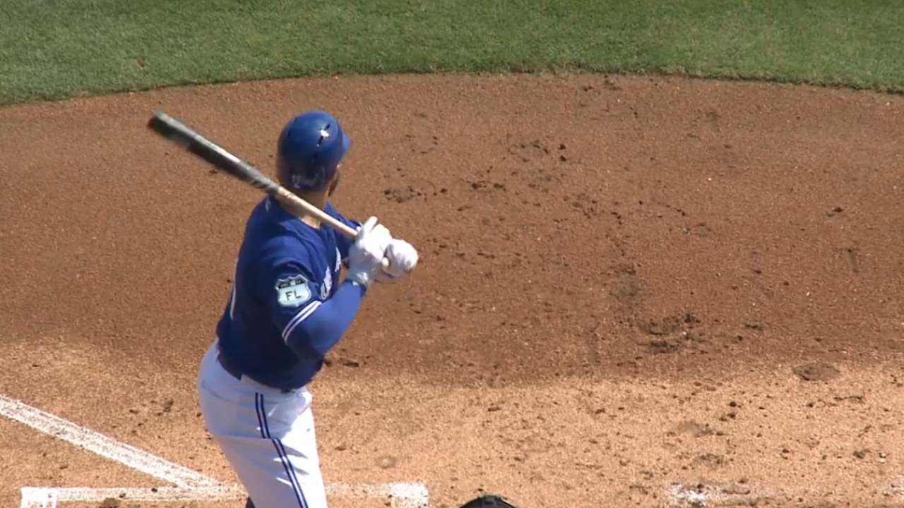 With refined approach, Pillar hitting leadoff in spring