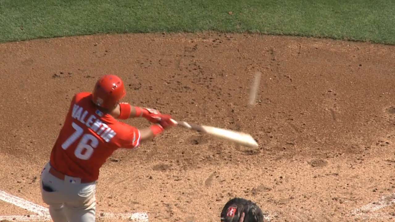 Behind on depth chart, Valentin impresses