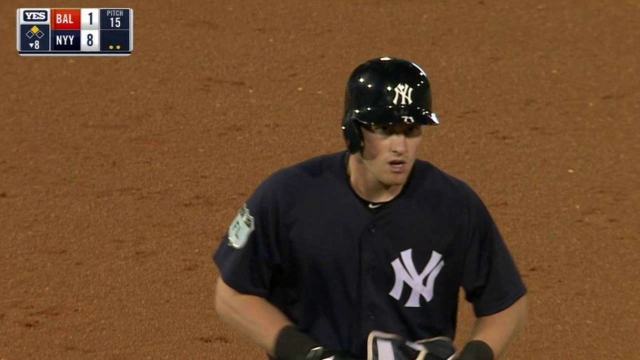 McKinney's RBI double to right