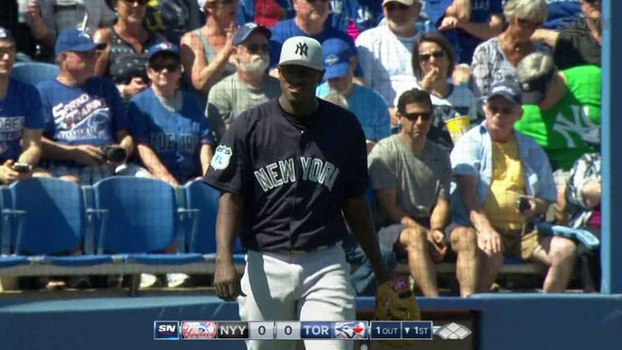 Severino fans Pillar