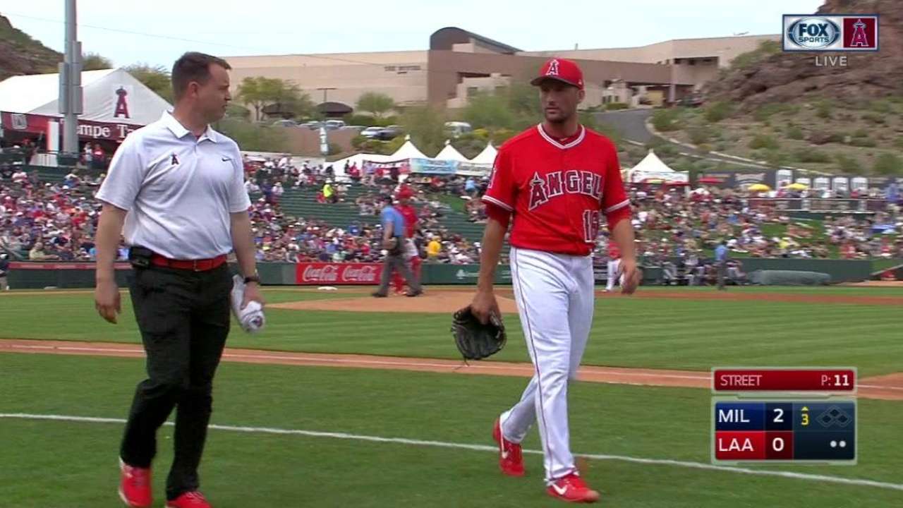 Street has setback due to triceps tightness