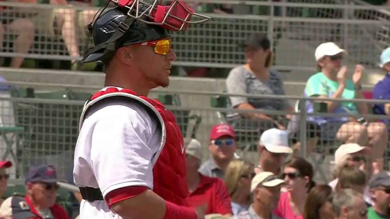 Christian Vázquez vuelve a exhibir la fuerza de su brazo detrás del plato