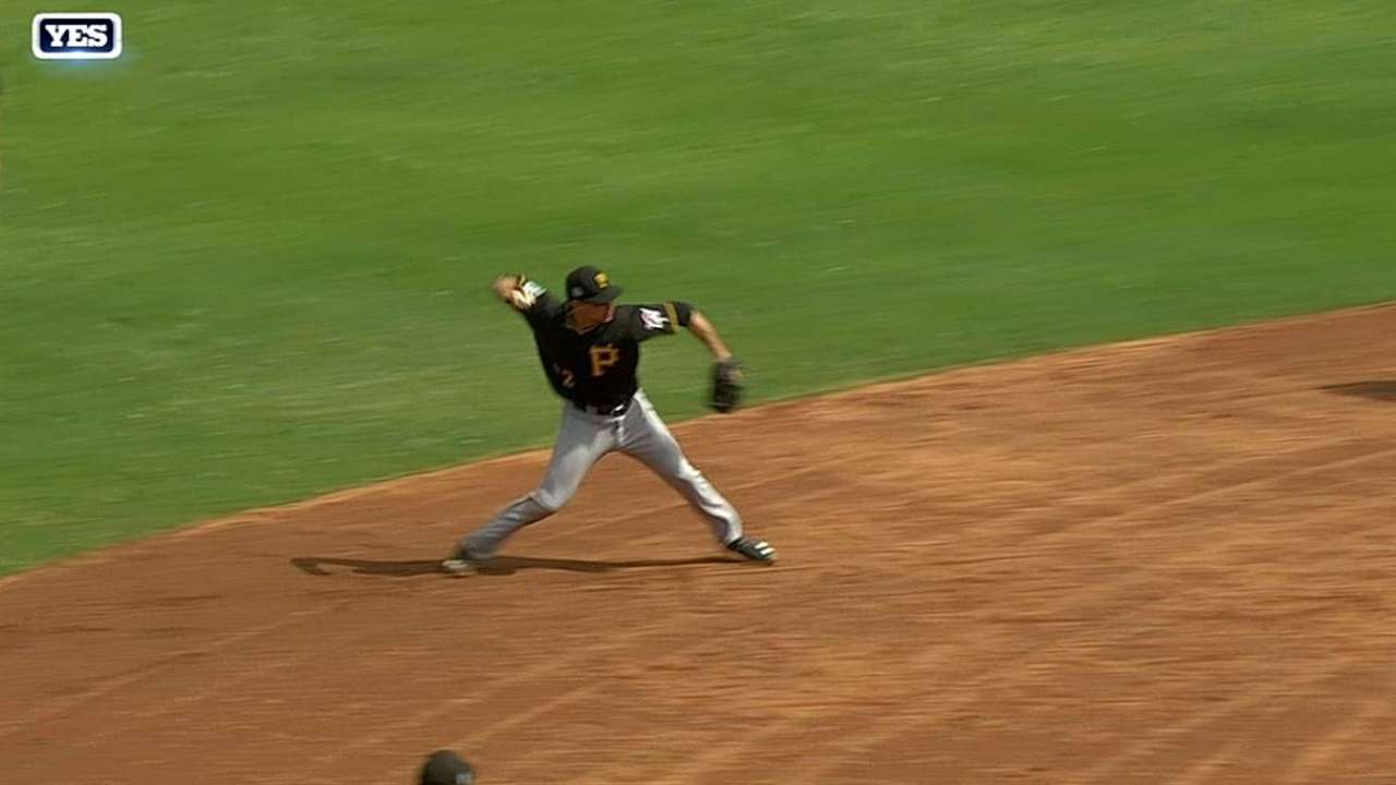 Pirates call up infielders Bostick, Moroff