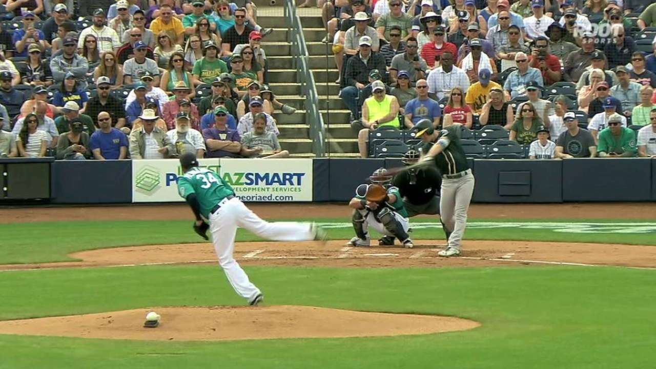 Canha leads early breakout vs. King Felix