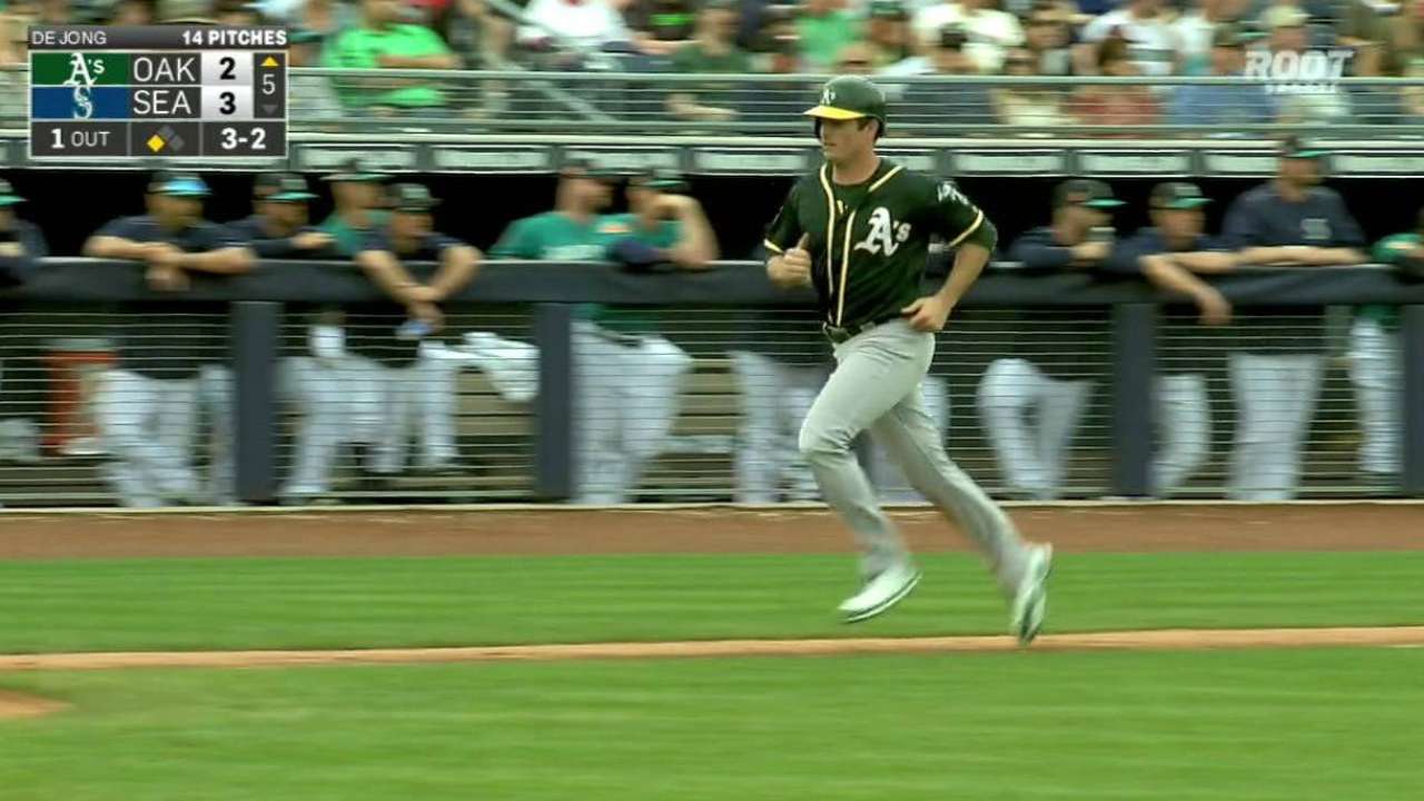 De Aza's RBI double