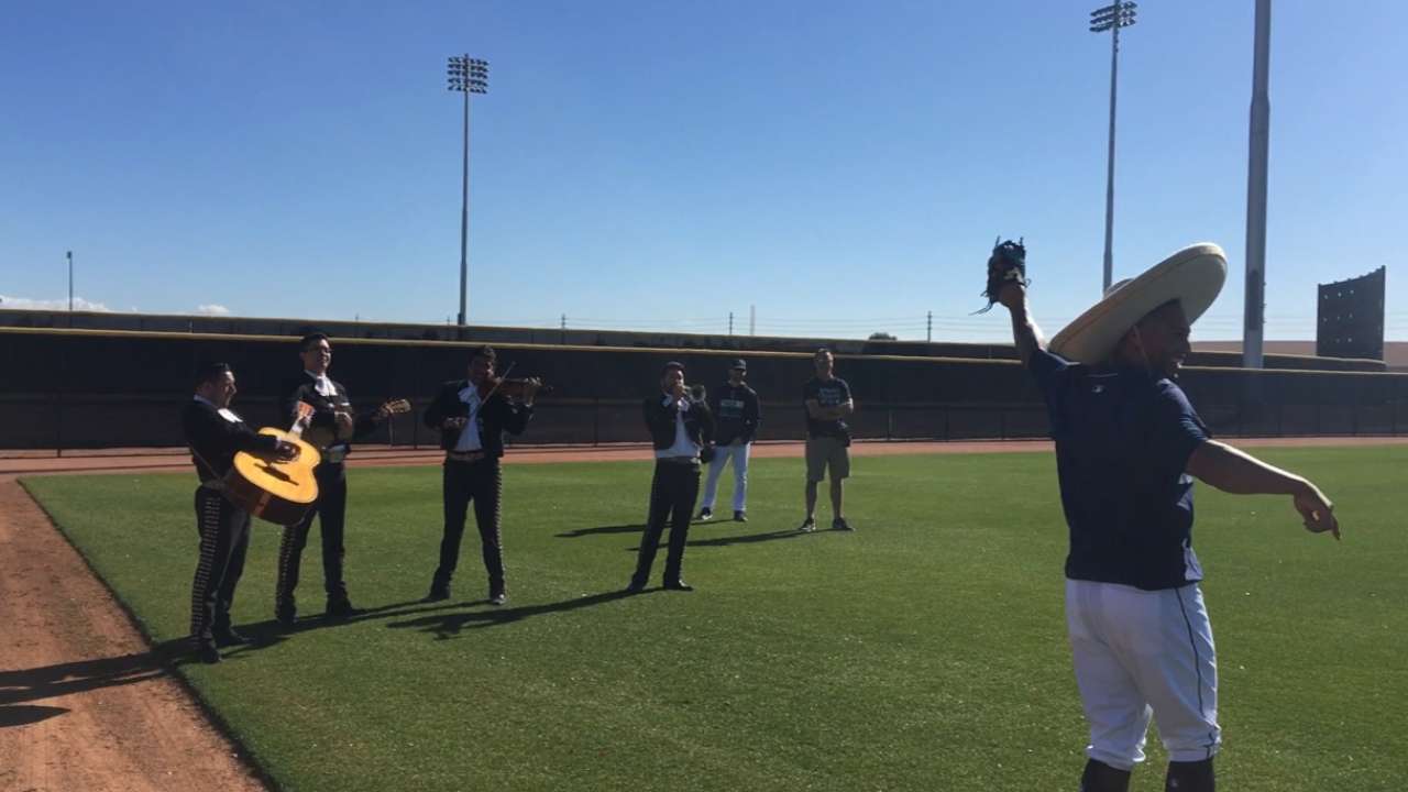 Martin gets mariachi band birthday surprise