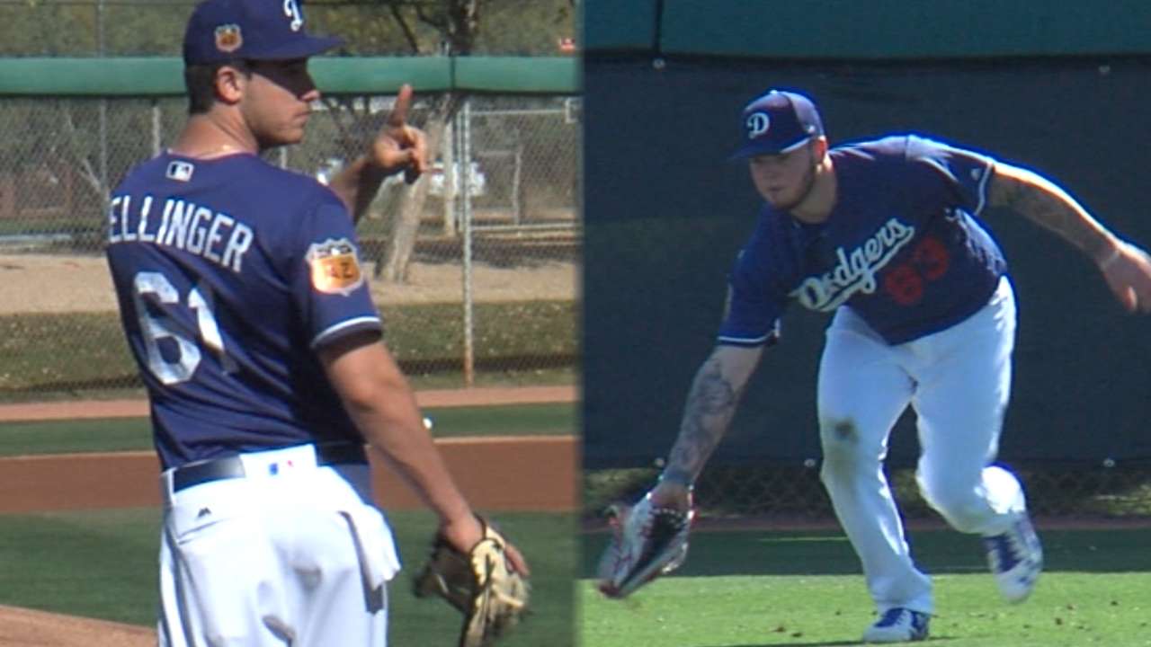 Pipeline report: Dodgers' camp