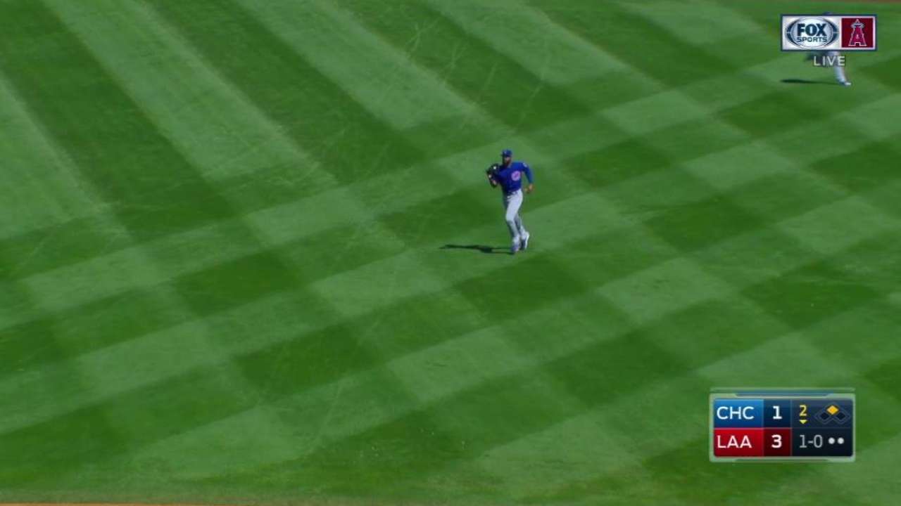 Heyward's nice diving catch
