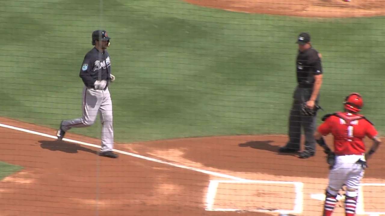 Swanson homers in Minor League game