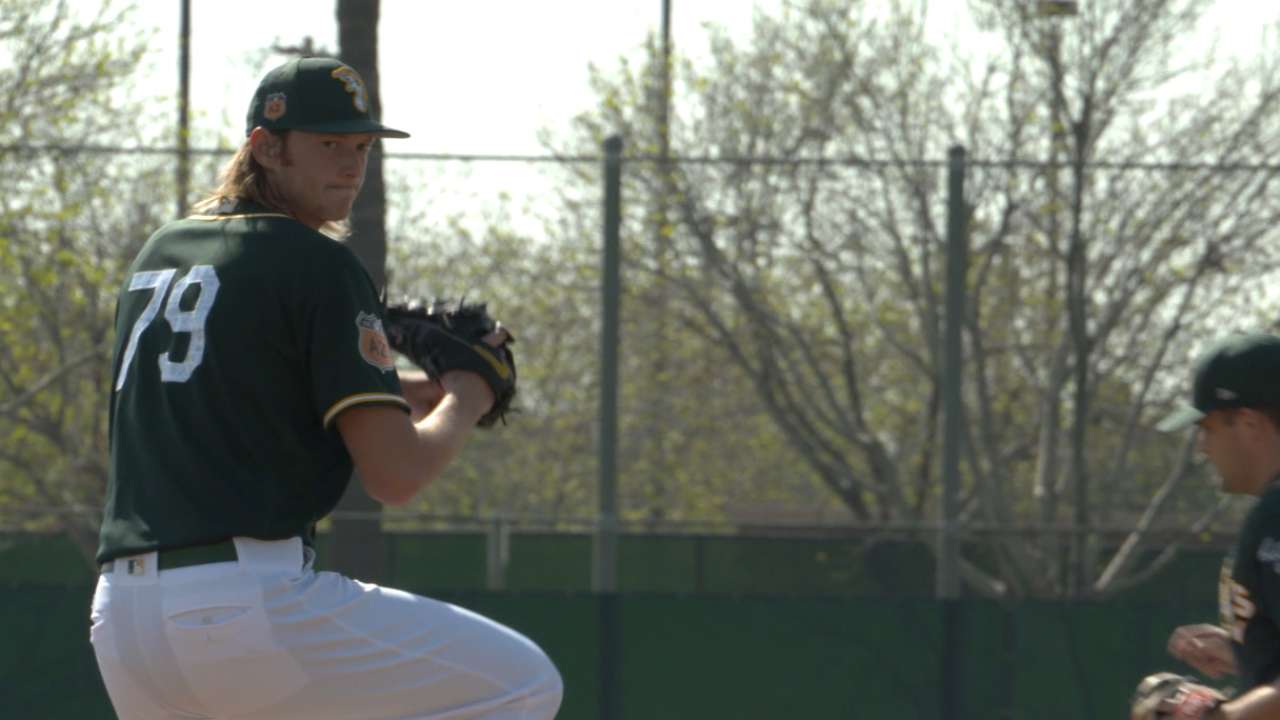 Puk on first Spring Training