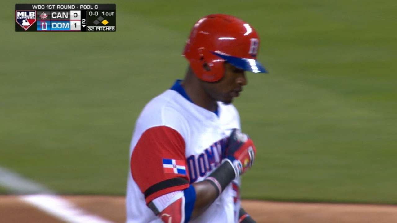 Polanco's RBI single
