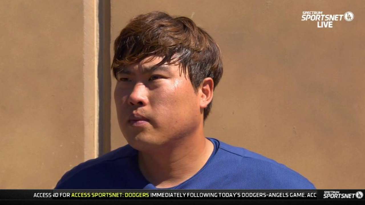 Ryu wants to build off solid Cactus League debut