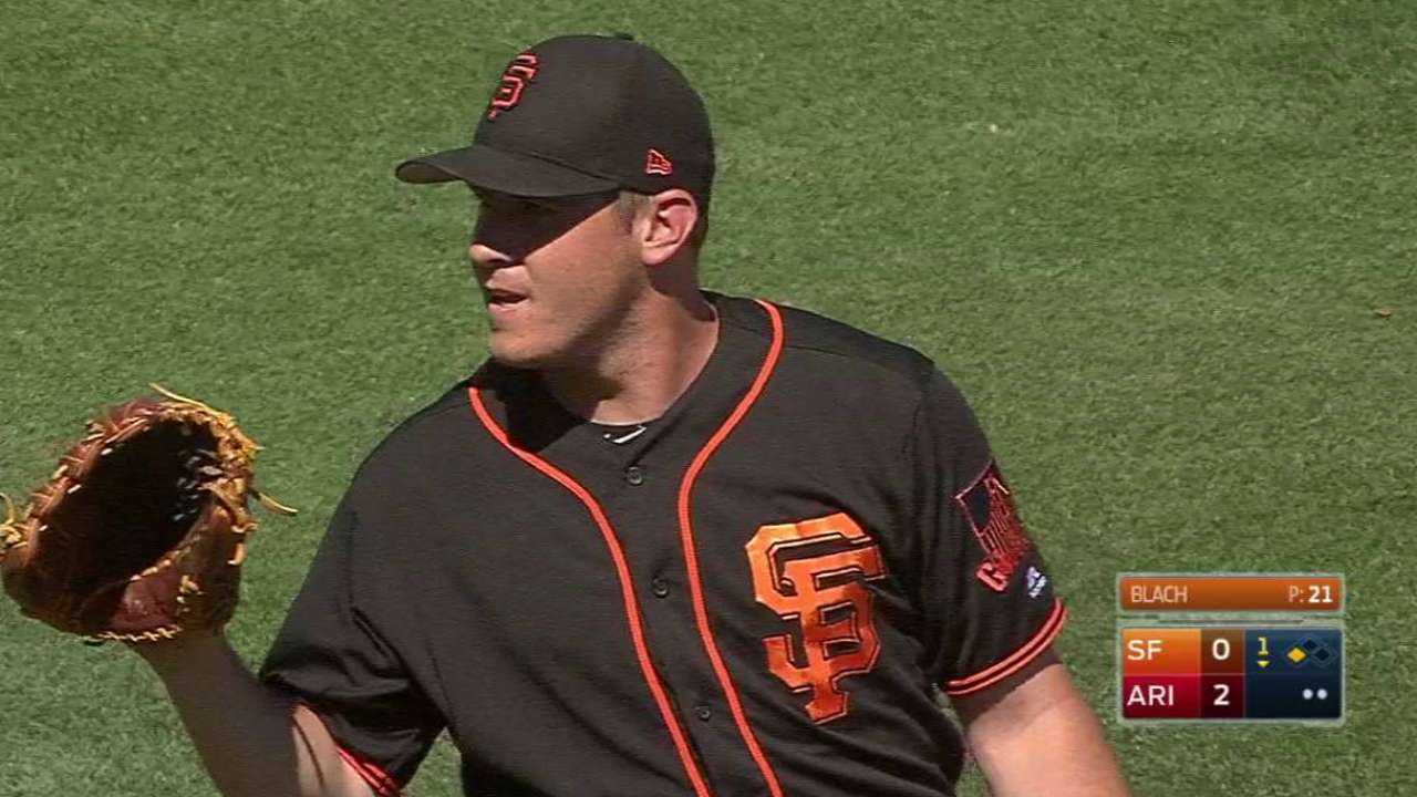 Blach sits down Owings