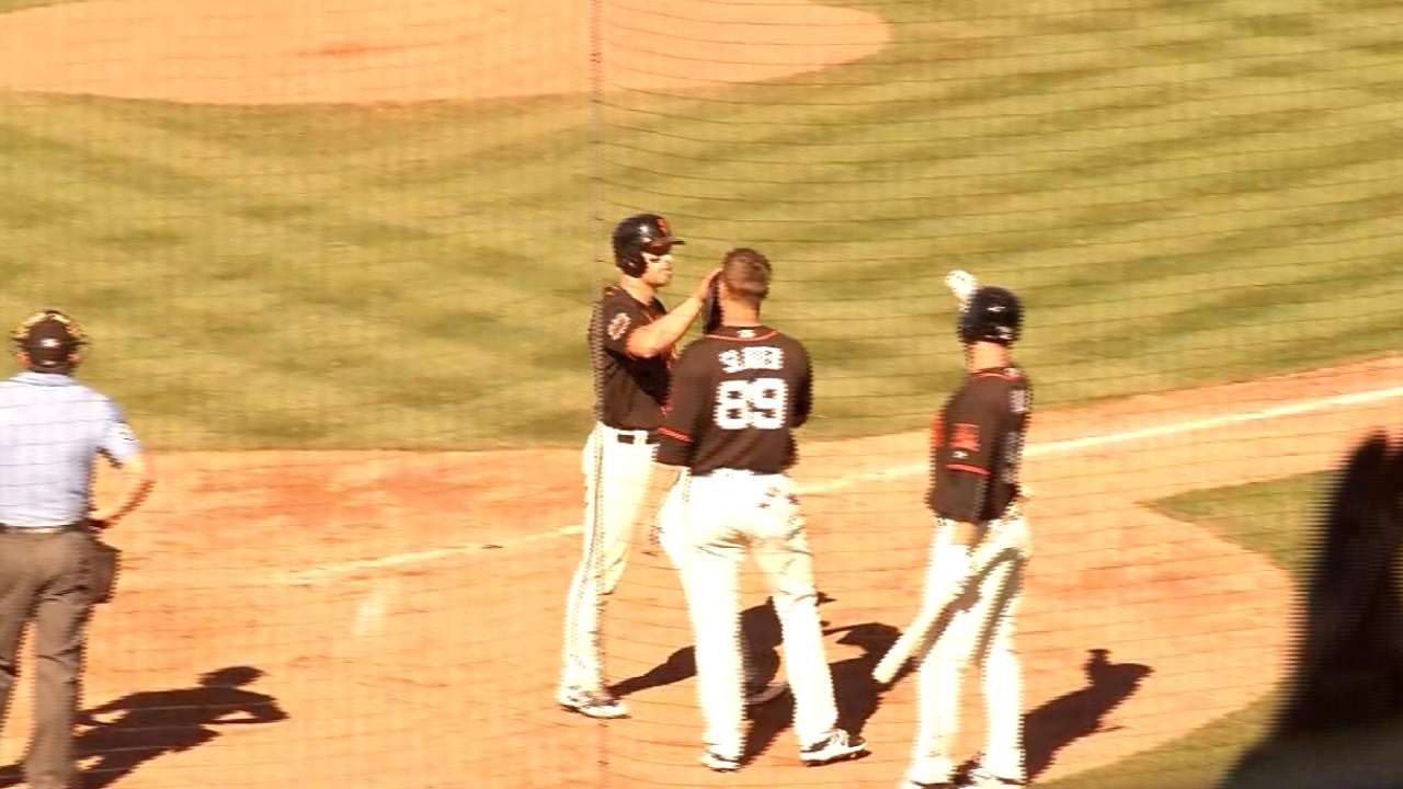 Gillaspie's two-run homer