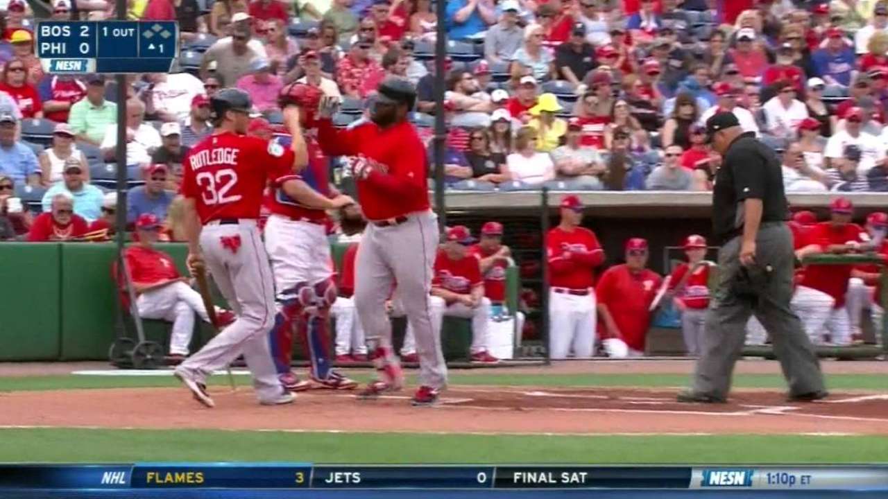 Sandoval's two-run smash