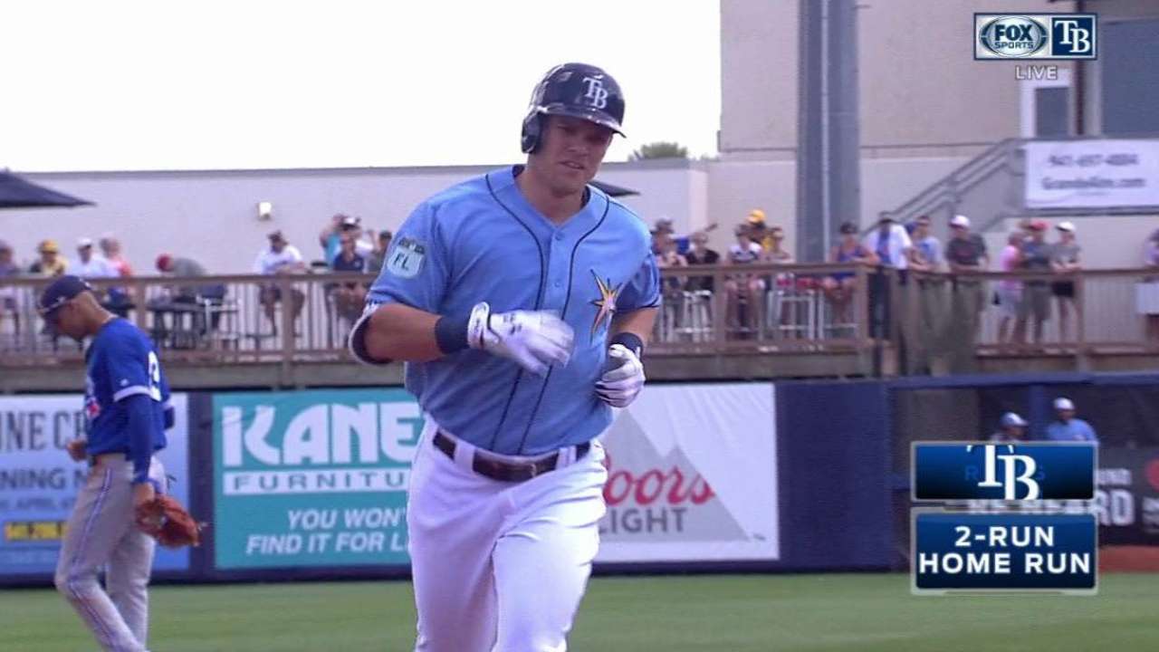 Kiermaier, Rays atwitter about prospect Bauers