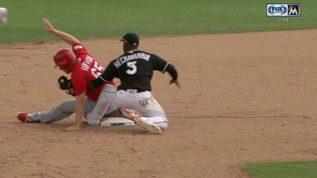 Marlins option Despaigne, recall Ellington