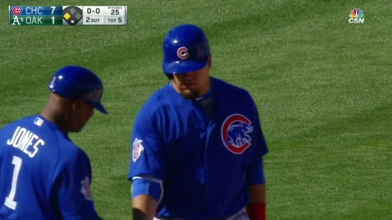 Schwarber's two-run triple