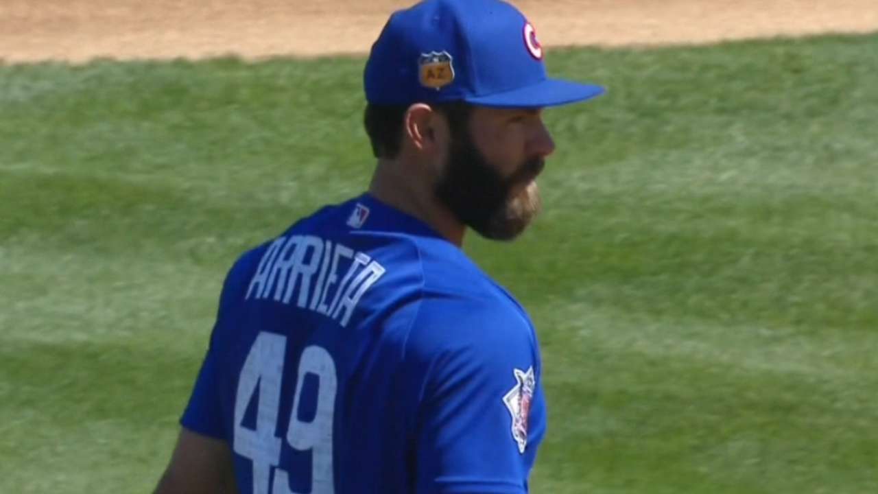 Arrieta on his outing