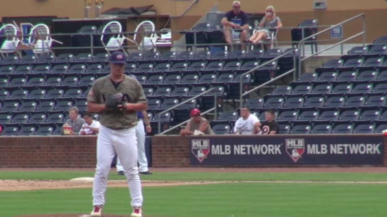 Q&A with A's prospect Logan Shore