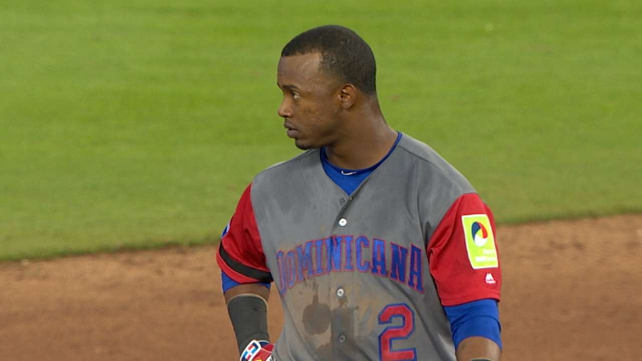 Jean Segura aprovechó su primera oportunidad con R.D. en este Clásico