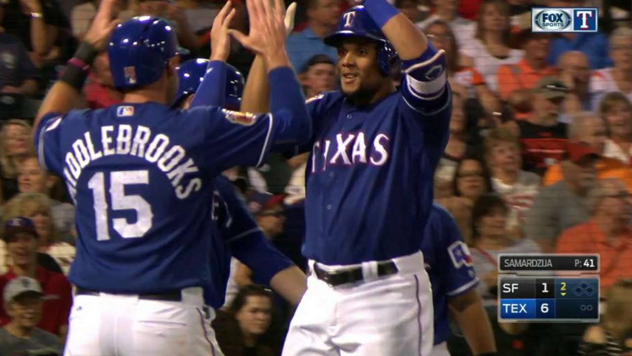 Gomez's grand slam in the 2nd