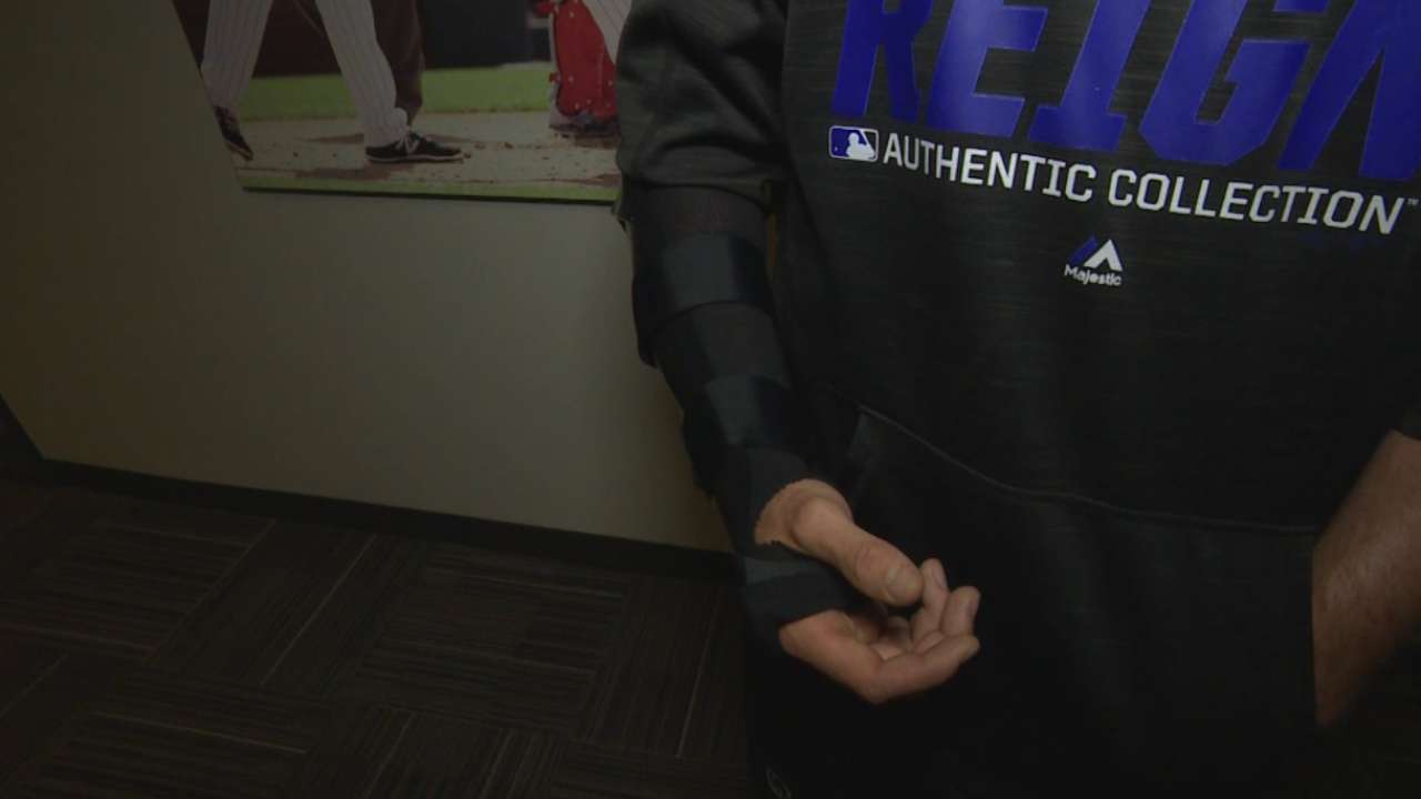 Broken arm to sideline Murphy 4-6 weeks