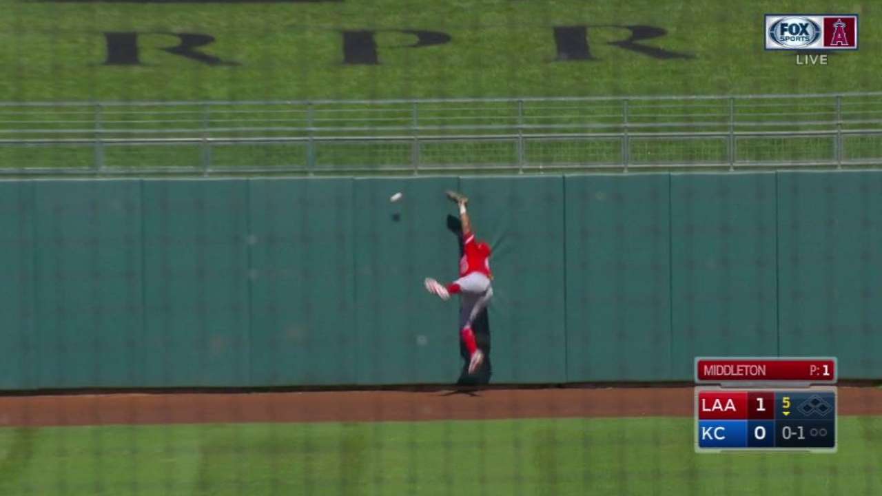 Soler's double to the wall