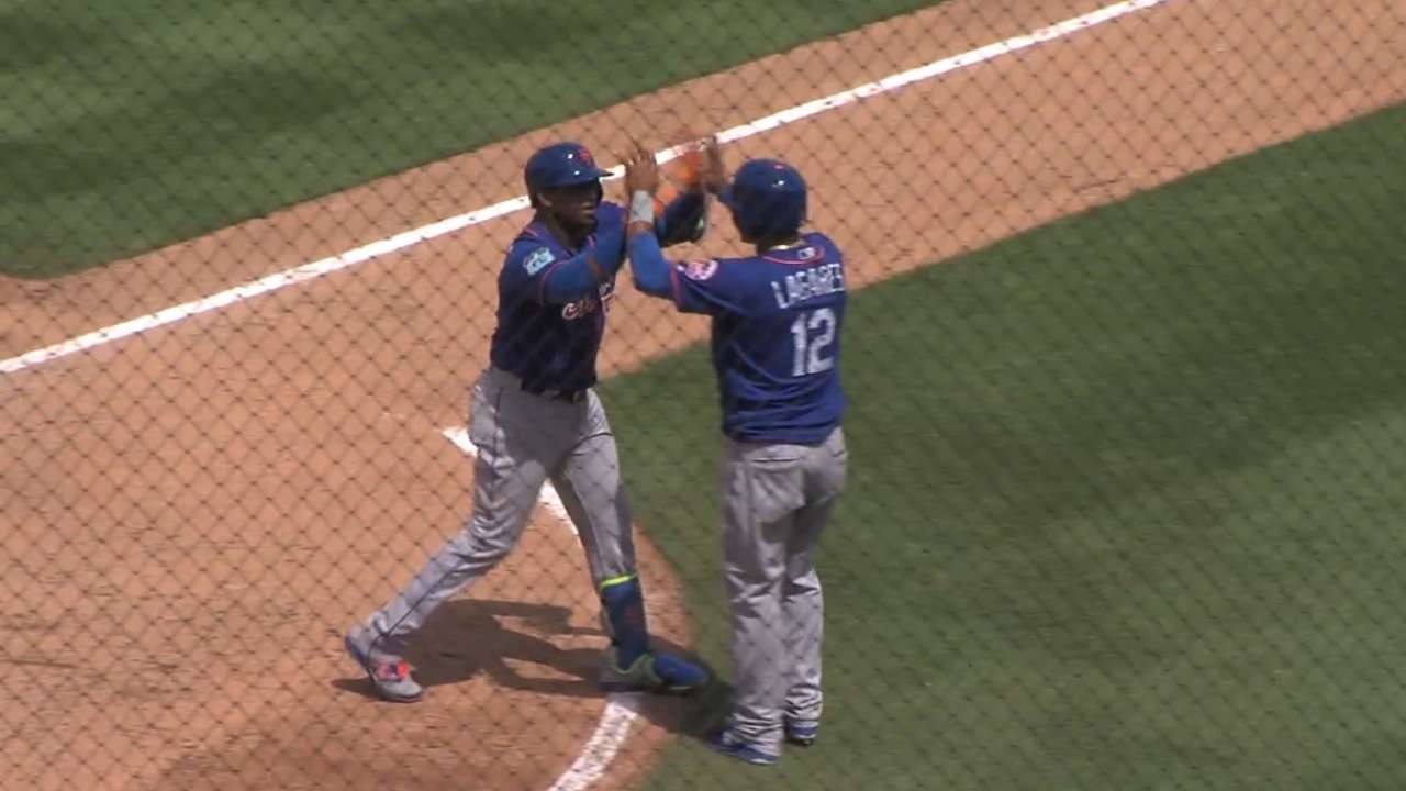 Cespedes belts 5th spring HR in Mets' win