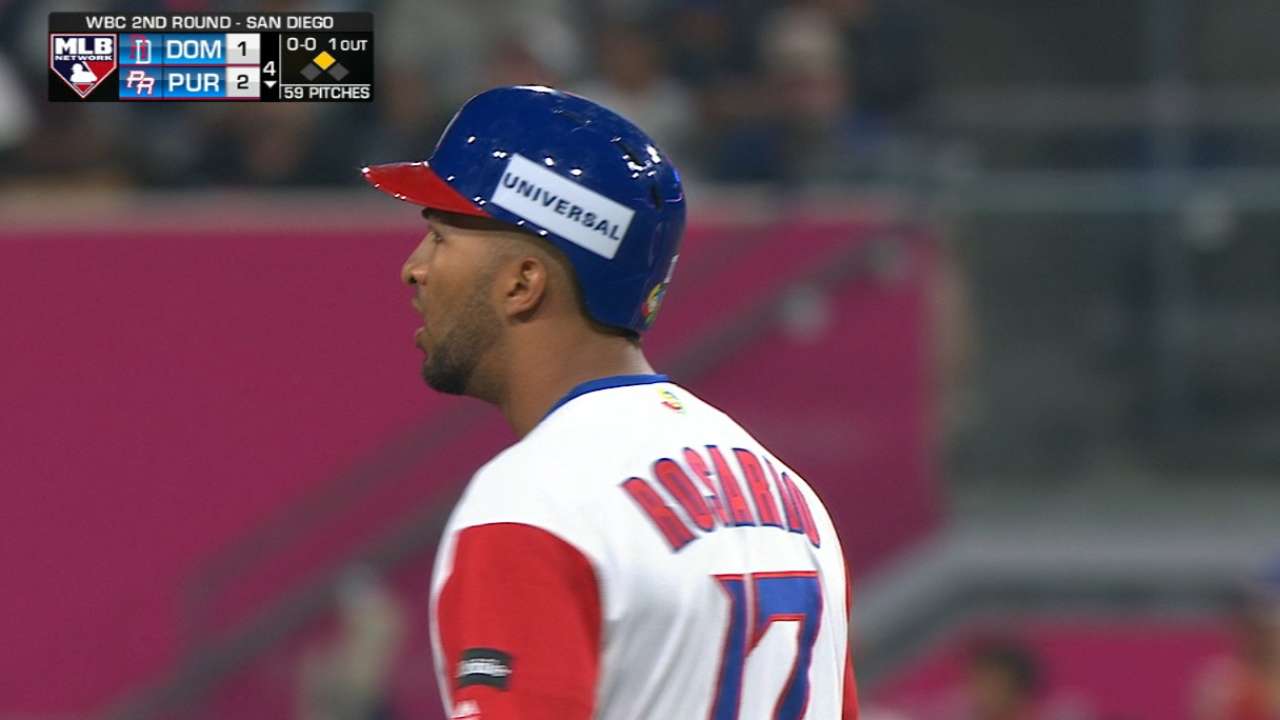 Rosario's RBI double