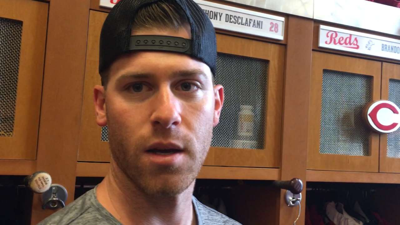 DeSclafani relieved elbow injury not worse