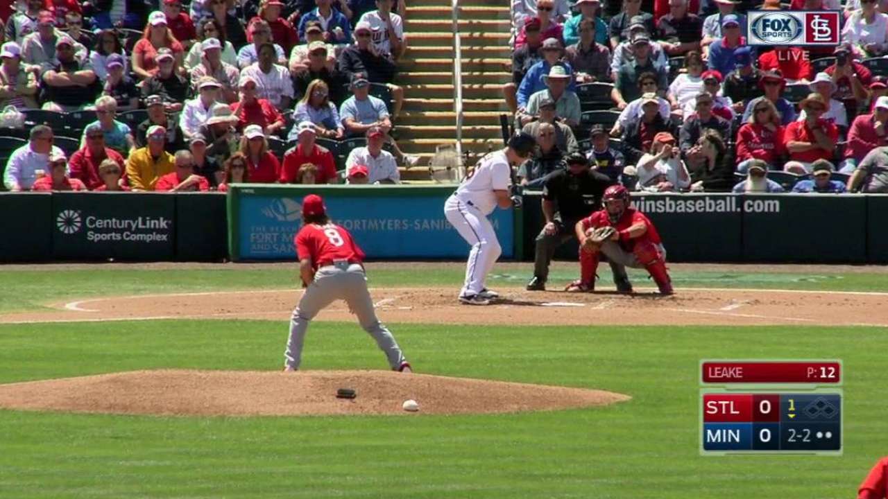 Rough third inning only blemish for Cards' Leake